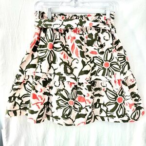 Anthropologie adorable  Skirt - Pink and Green Floral